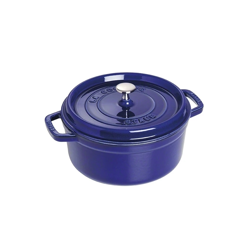 Staub Ronde Gietijzeren Pan, Drie Lagen Emaille 3,8 L 1 Staub Ronde Gietijzeren Pan, Drie Lagen Emaille 3,8 L