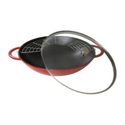 Staub Wok Met Glazen Deksel Ø37 Cm 5,7 L