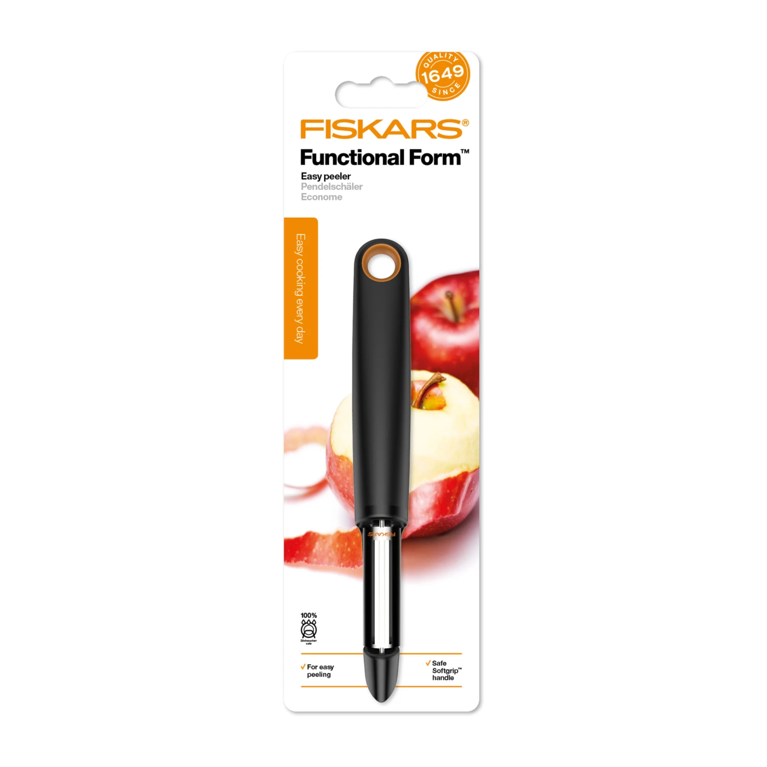 Fiskars Functional Form Dunschiller Bewegend Blad 3 Fiskars Functional Form Dunschiller Bewegend Blad - Afbeelding 3