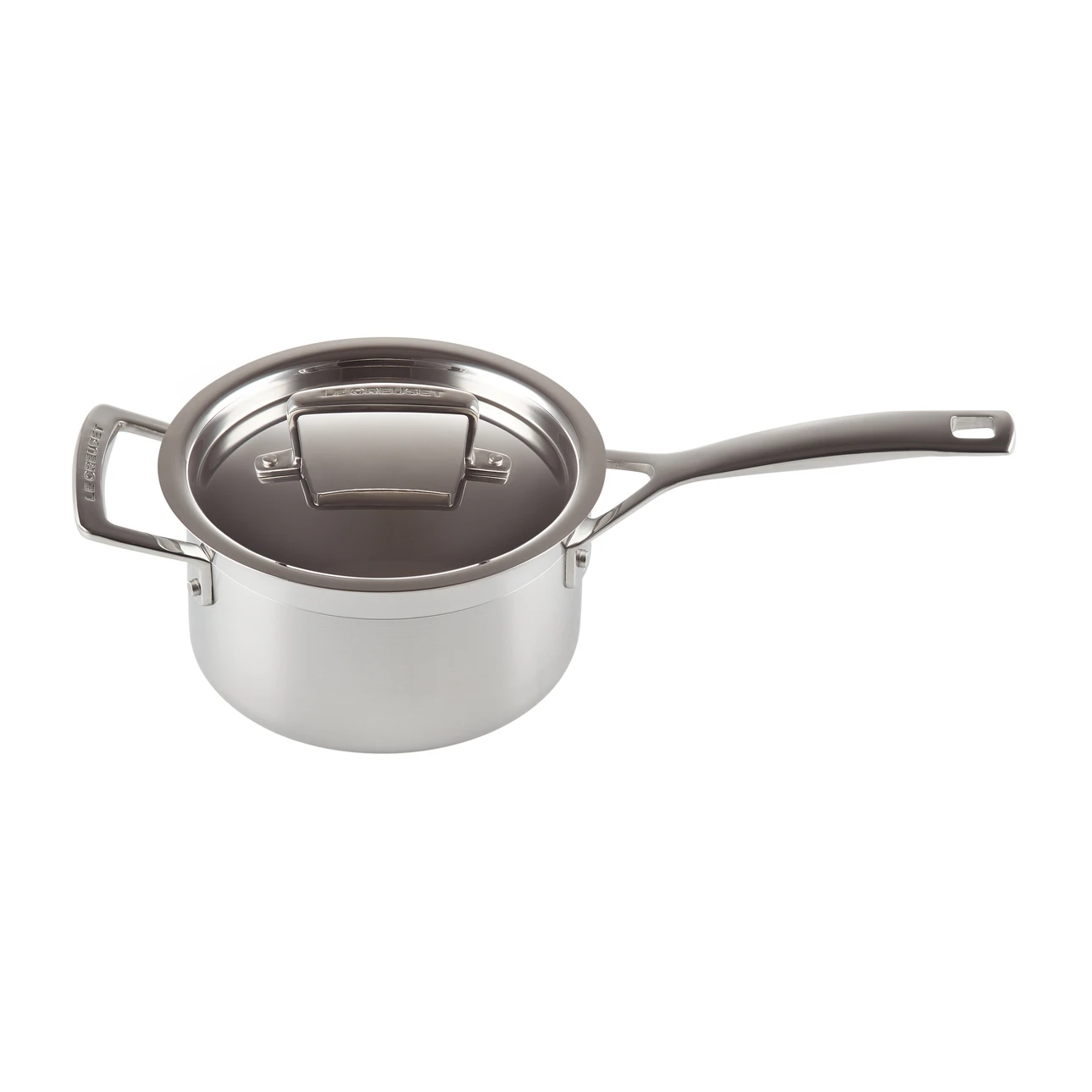 Le Creuset 3-Ply Steelpan Met Deksel 1 Le Creuset 3-Ply Steelpan Met Deksel