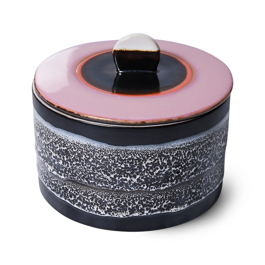 70's Cookie Jar Koektrommel Ø17 Cm 2 70's Cookie Jar Koektrommel Ø17 Cm - Afbeelding 2