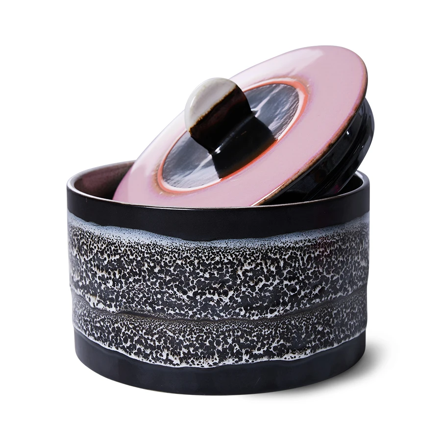 70's Cookie Jar Koektrommel Ø17 Cm 3 70's Cookie Jar Koektrommel Ø17 Cm - Afbeelding 3