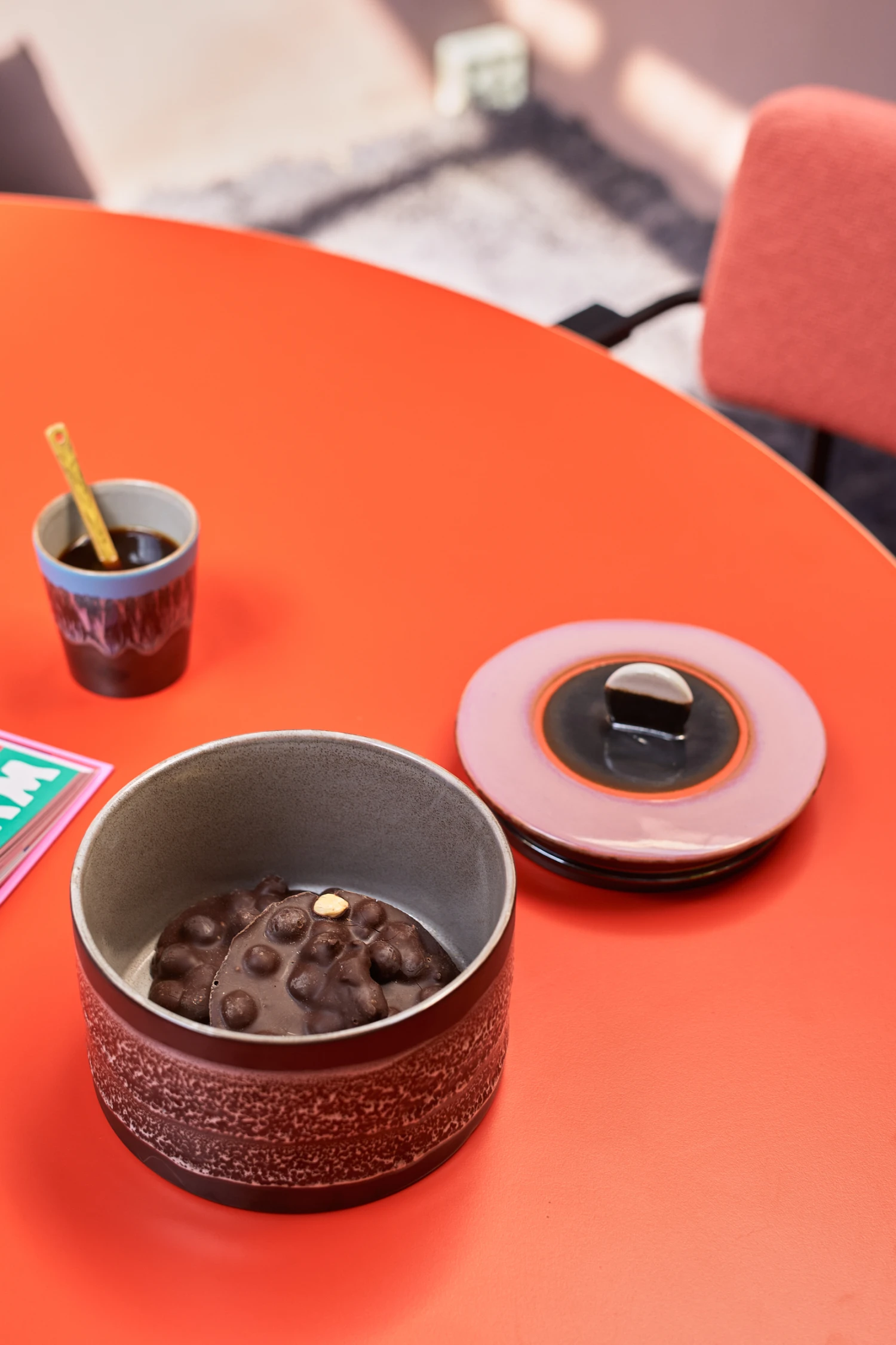 70's Cookie Jar Koektrommel Ø17 Cm 5 70's Cookie Jar Koektrommel Ø17 Cm - Afbeelding 5